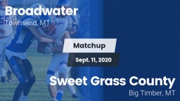 Matchup: Broadwater High vs. Sweet Grass County  2020