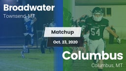 Matchup: Broadwater High vs. Columbus  2020