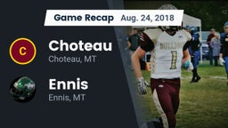 Recap: Choteau  vs. Ennis  2018