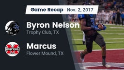 Recap: Byron Nelson  vs. Marcus  2017