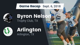 Recap: Byron Nelson  vs. Arlington  2018