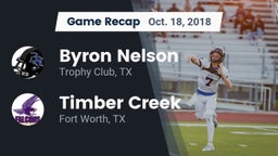 Recap: Byron Nelson  vs. Timber Creek  2018