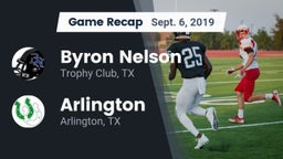 Recap: Byron Nelson  vs. Arlington  2019