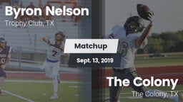 Matchup: Byron Nelson High vs. The Colony  2019