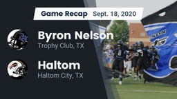 Recap: Byron Nelson  vs. Haltom  2020