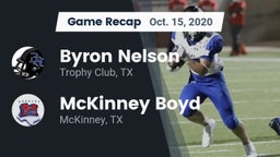 Recap: Byron Nelson  vs. McKinney Boyd  2020
