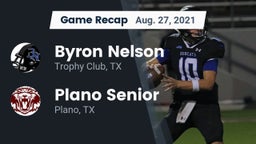Recap: Byron Nelson  vs. Plano Senior  2021