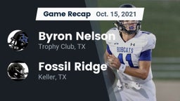 Recap: Byron Nelson  vs. Fossil Ridge  2021