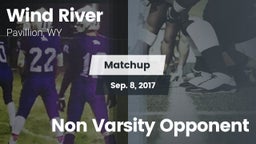 Matchup: Wind River High vs. Non Varsity Opponent 2017