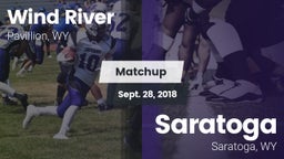 Matchup: Wind River High vs. Saratoga  2018