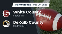 Recap: White County  vs. DeKalb County  2023