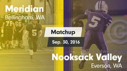Matchup: Meridian  vs. Nooksack Valley  2016