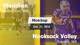 Matchup: Meridian  vs. Nooksack Valley  2016