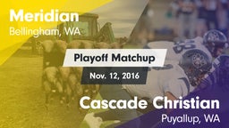 Matchup: Meridian  vs. Cascade Christian  2016