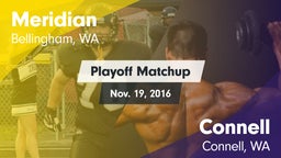 Matchup: Meridian  vs. Connell  2016