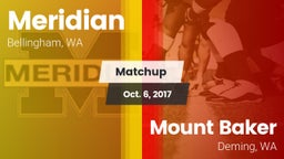 Matchup: Meridian  vs. Mount Baker  2017