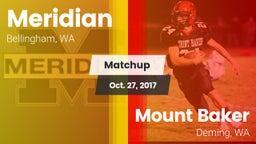 Matchup: Meridian  vs. Mount Baker  2017