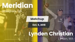Matchup: Meridian  vs. Lynden Christian  2018
