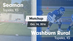 Matchup: Seaman  vs. Washburn Rural  2016