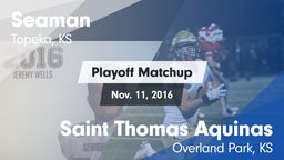 Matchup: Seaman  vs. Saint Thomas Aquinas  2016