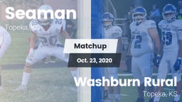 Matchup: Seaman  vs. Washburn Rural  2020