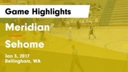 Meridian  vs Sehome  Game Highlights - Jan 3, 2017