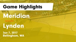 Meridian  vs Lynden  Game Highlights - Jan 7, 2017