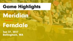 Meridian  vs Ferndale  Game Highlights - Jan 27, 2017