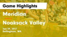 Meridian  vs Nooksack Valley  Game Highlights - Jan 29, 2017