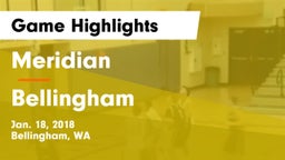 Meridian  vs Bellingham  Game Highlights - Jan. 18, 2018