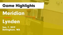 Meridian  vs Lynden  Game Highlights - Jan. 7, 2019