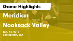 Meridian  vs Nooksack Valley  Game Highlights - Jan. 14, 2019