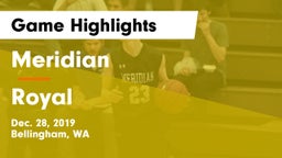 Meridian  vs Royal  Game Highlights - Dec. 28, 2019