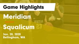 Meridian  vs Squalicum  Game Highlights - Jan. 28, 2020