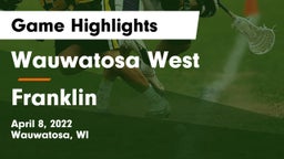 Wauwatosa West  vs Franklin  Game Highlights - April 8, 2022