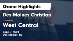 Des Moines Christian  vs West Central  Game Highlights - Sept. 7, 2021