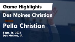 Des Moines Christian  vs Pella Christian  Game Highlights - Sept. 16, 2021