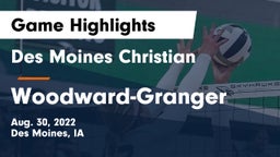 Des Moines Christian  vs Woodward-Granger  Game Highlights - Aug. 30, 2022