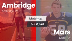 Matchup: Ambridge vs. Mars  2017
