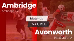 Matchup: Ambridge vs. Avonworth  2020