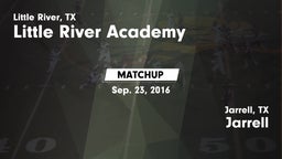 Matchup: Little River vs. Jarrell  2016