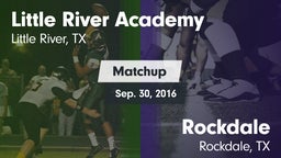 Matchup: Little River vs. Rockdale  2016