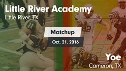 Matchup: Little River vs. Yoe  2016