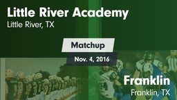 Matchup: Little River vs. Franklin  2016