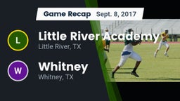 Recap: Little River Academy  vs. Whitney  2017