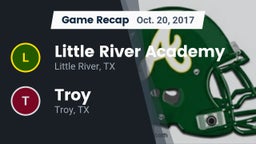 Recap: Little River Academy  vs. Troy  2017