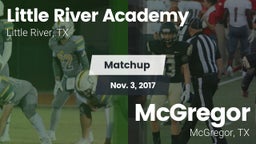 Matchup: Little River vs. McGregor  2017