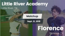 Matchup: Little River vs. Florence  2018