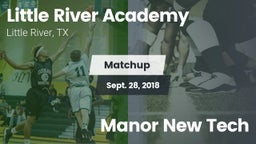 Matchup: Little River vs. Manor New Tech 2018