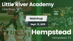 Matchup: Little River vs. Hempstead  2019